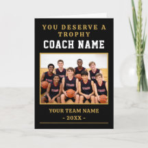 Du verdienst einen Trophy Coach Foto