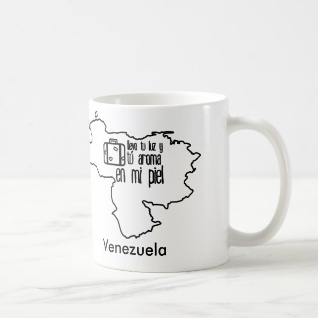 Du vergisst nicht mir Venezuela Kaffeetasse (Rechts)