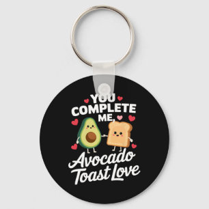 Du Vervollständigst Mich Cute Avocado Toast Valent Schlüsselanhänger