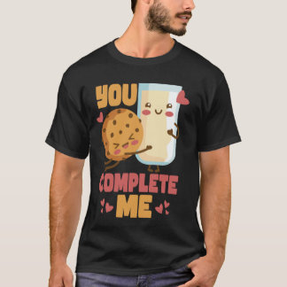 Du Vervollständigst Mich Keks und Milch-Schokolad T-Shirt