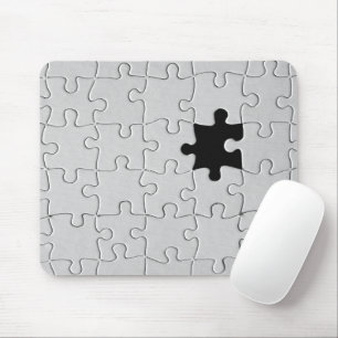 Du Vervollständigst Mich Romantisches Schwarz-Weiß Mousepad