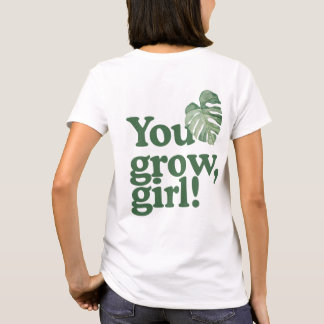 Du wächst, Mädchen - Monstera Albo Tee Shirt