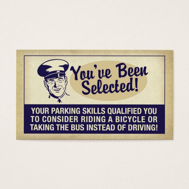 Du warst Ausgewählt! (Vorderseite)