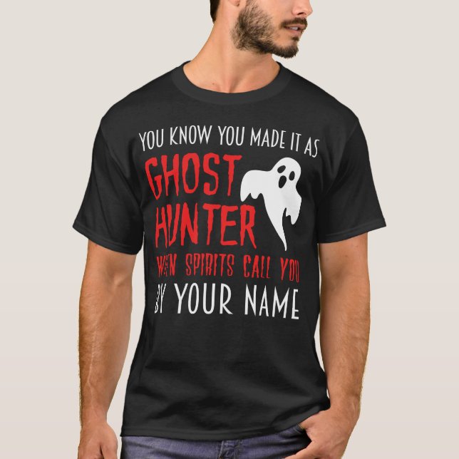 Du weißt, dass du ein Geisterjäger bist, paranorma T-Shirt (Vorderseite)