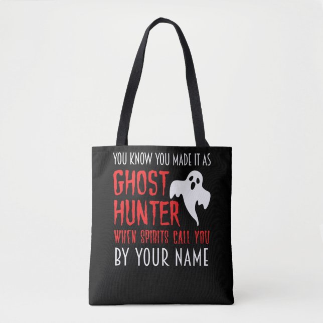 Du weißt, dass du ein Geisterjäger bist, paranorma Tasche (Vorderseite)