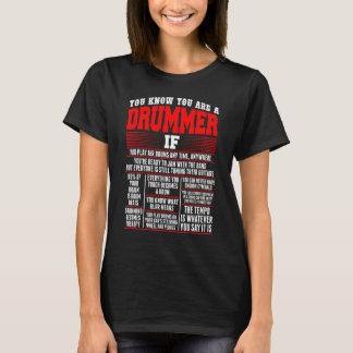 Du weißt, dass du ein Trommler bist, wenn du Luftt T-Shirt