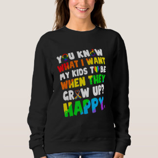 Du weißt, was ich für meine Kinder Gewollt Happy L Sweatshirt