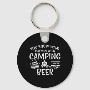 Du Weißt, Was Mit Camping Lustig Reimt, Lustiger C Schlüsselanhänger