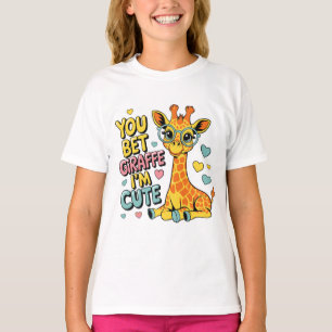 Du wett Giraffe, ich bin süß – Lustiger Kawaii-Tie T-Shirt