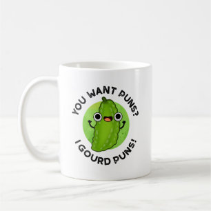 Du Will Puns I Gourd Puns Funny Veggie Pun Kaffeetasse
