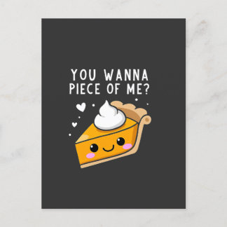 Du willst Erntedank Pie Postkarte