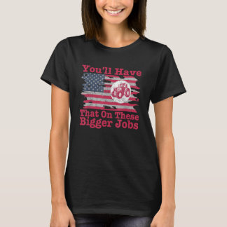 Du wirst das bei diesen größeren Arbeitsflaggen Am T-Shirt