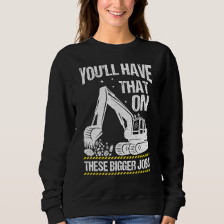 Du wirst das bei diesen größeren Jobs im Vintage-S Sweatshirt
