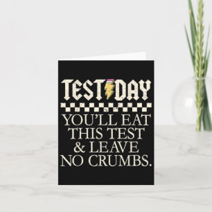 Du wirst diesen Test essen und Verlasst keinen Cru Karte