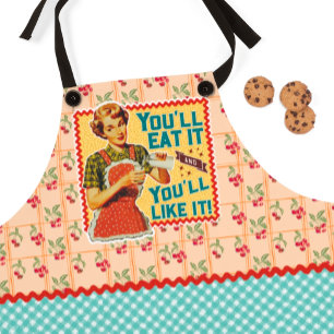 Du wirst es essen + Du wirst es mögen Apron Schürze