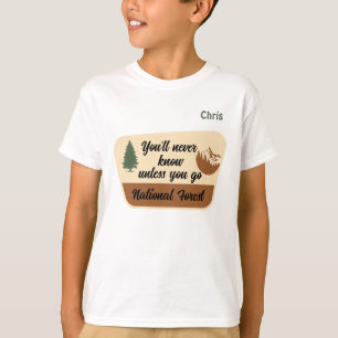 "Du wirst es nie wissen, wenn du nicht gehst" T-Shirt