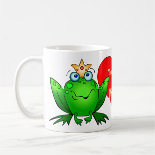 Du wirst immer meine Prinzessin sein Süße Frösche Kaffeetasse