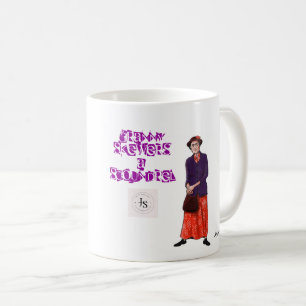 Du wirst mein Ziel erreichen! Granny, Fuchsia, MN  Kaffeetasse