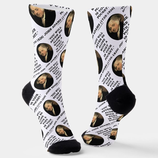 Du wirst nie allein sein mit Pocket Adams Qte Socken (Gewinkelt)