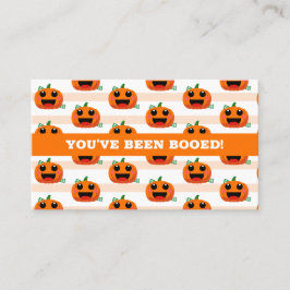 Du wurdest gebrannt Halloween-Bootkorb Visitenkarte