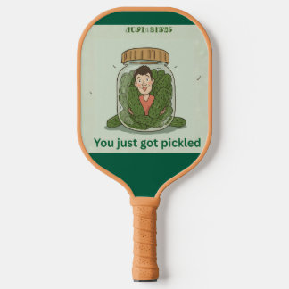 Du Wurdest gerade Eingemacht Lustiges Pickleball-P Pickleball Schläger