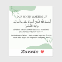 DUA BEI WECK AUFKLEBER