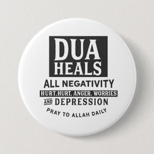 DUA heilt alle Negativität Button