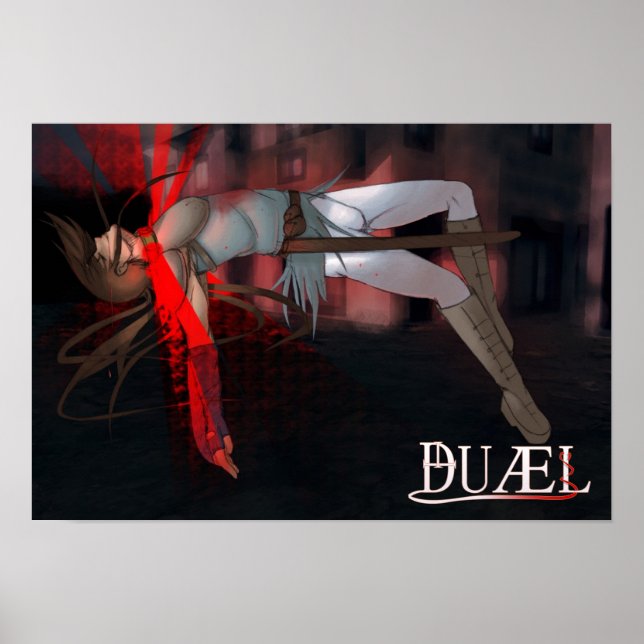 "DUAEL" - Faltkarton Poster (Vorne)