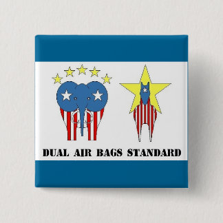 DUAL AIR BAGS STANDARD POLITISCHER BUTTON REPUBLIC