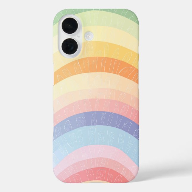 Dual Orbit - Handy-Fall iPhone 16 Hülle (Rückseite)