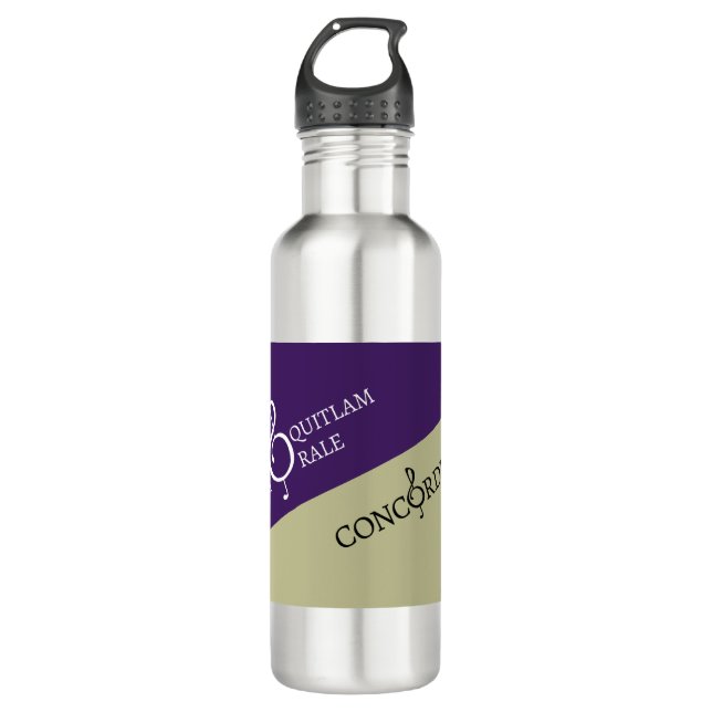 Duale Logo-Wasserflasche Edelstahlflasche (Vorderseite)