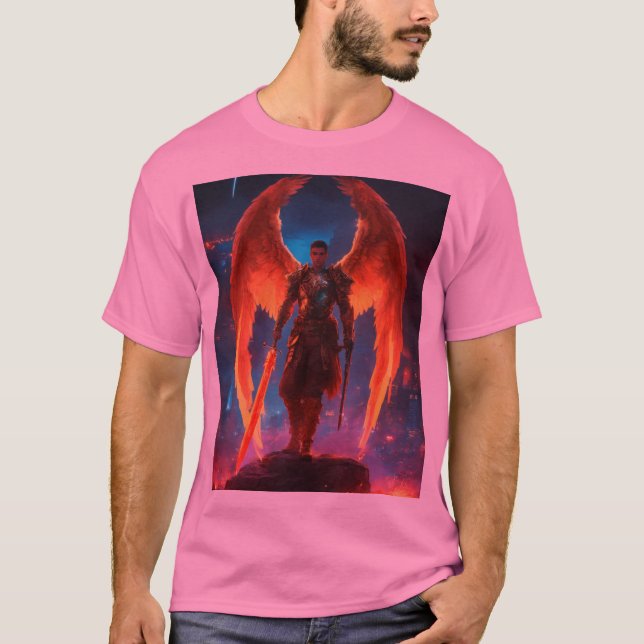 Duale Natur: T - Shirt des Teufels und des Engels (Vorderseite)