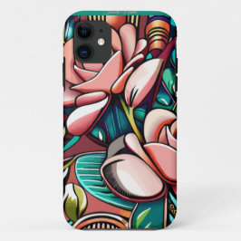 Duale Rose: Eine spektakuläre Blumenübereinkunft Case-Mate iPhone Hülle