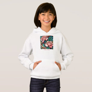 Duale Rose: Eine spektakuläre Blumenübereinkunft Hoodie