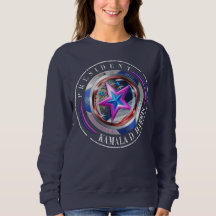 Duale Seite Harris-Walz Wing/Briefmarke Medallion