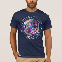 Duale Seite Harris-Walz Wing/Briefmarke Medallion