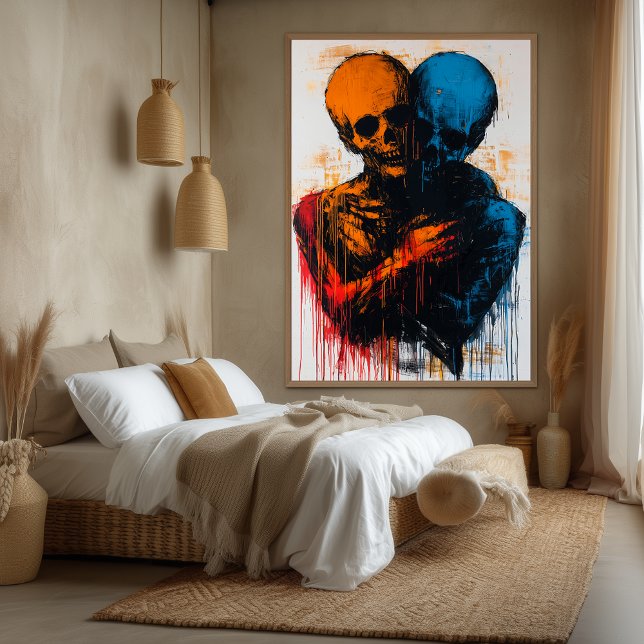 Dualität der Soule Zeitgenössische Ausdruckskunst Leinwanddruck (Von Creator hochgeladen)