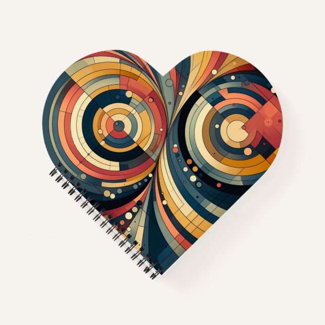 Dualité - Bauhaus - Carnet Spiral (Devant)