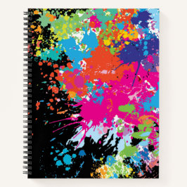 Duality Journal - Paint Spill Chaos Edition Notizbuch