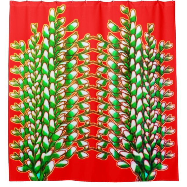 Dub-Dub-Dub Farbvoller 3D-Duschvorhang - Lebhaft Duschvorhang (Vorderseite)
