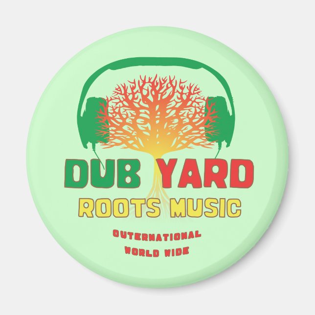 Dub Yard Roots Music Magnet (Vorne)
