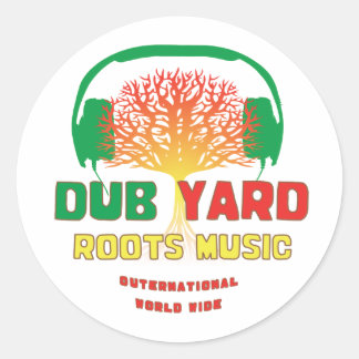 Dub Yard Roots Music Runder Aufkleber