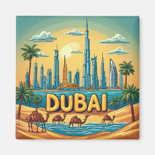 🧲 Dubai-Abenteuer-Urlaubserinnerung aus den VAE � Magnet