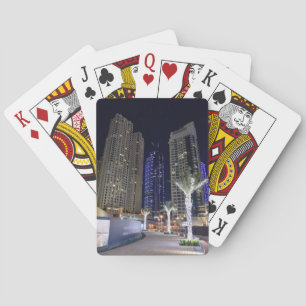 Dubai-Architektur nachts Spielkarten