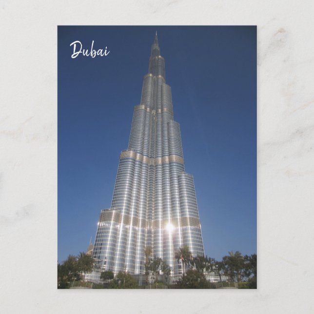 dubai burj khalifa postkarte (Vorderseite)