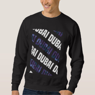Dubai Camouflage Pattern Lila Camouflage Sweatshirt