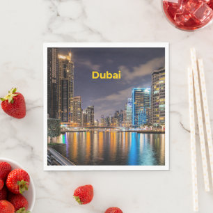 Dubai Cityscape Serviette
