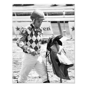 Dubai-Derby-Sieger-Jockey Joel Rosario Fotodruck