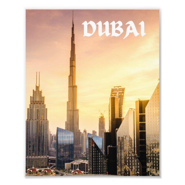 Dubai Fotodruck (Vorne)
