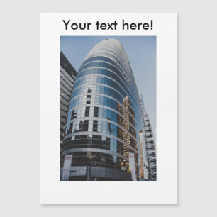 Dubai Glashochhaus Magnetkarte